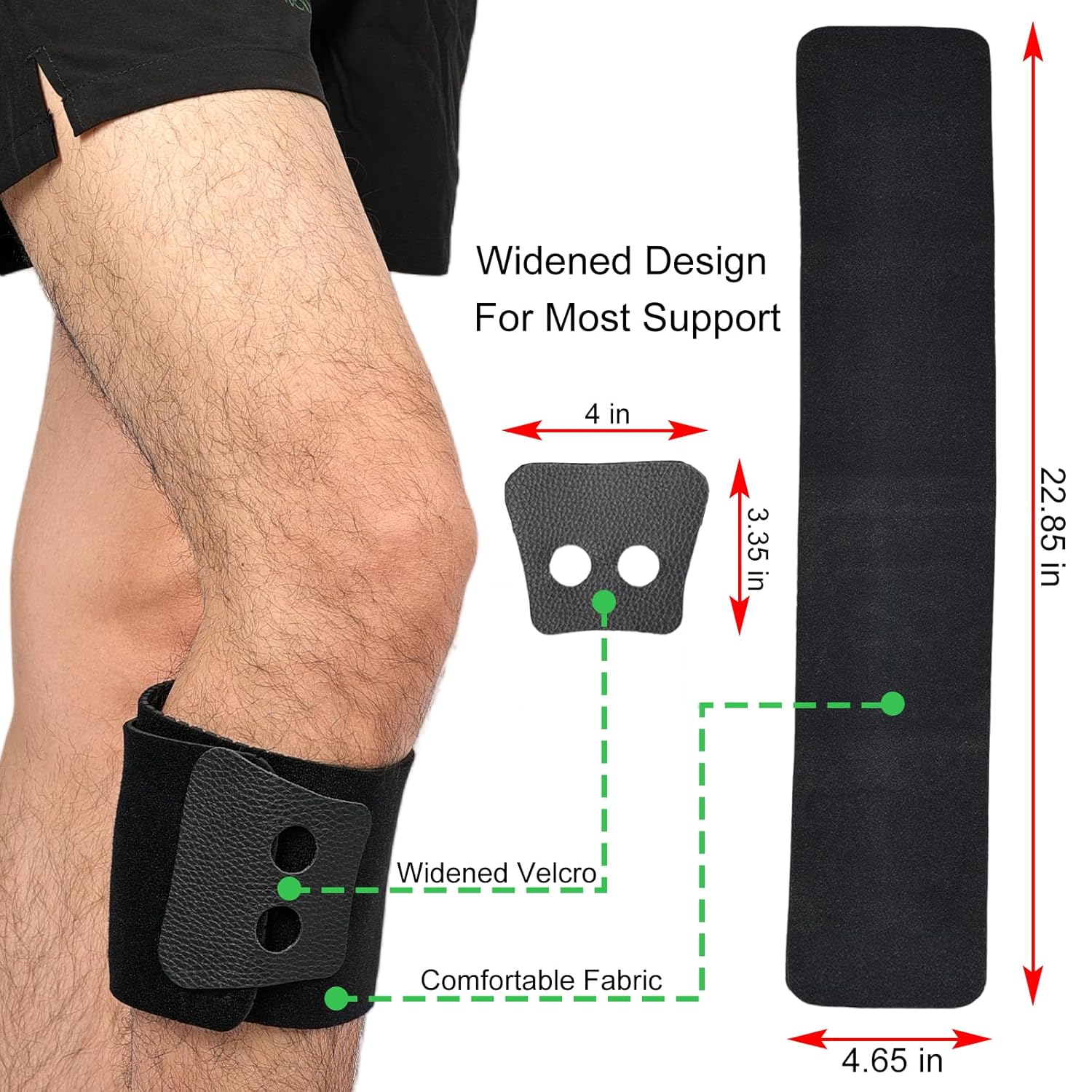 Knee Brace Anti-Slip Strap, Adjustable