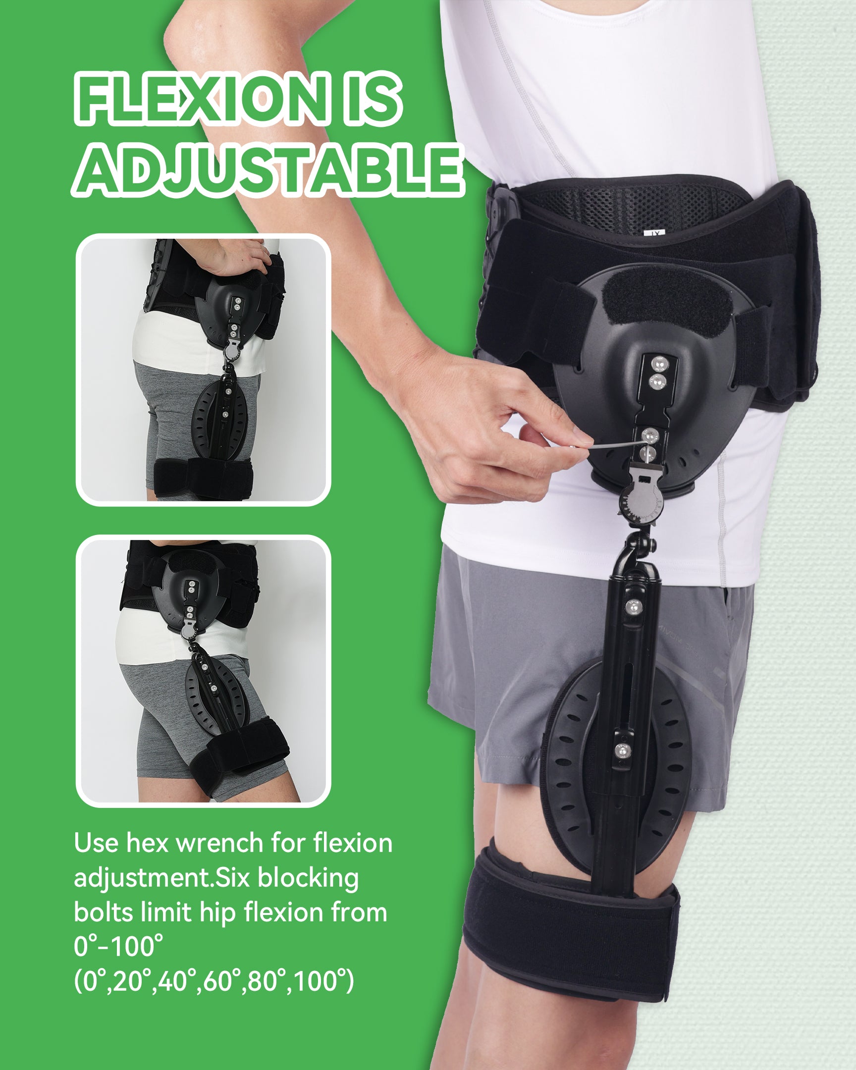 Abduction Hip Brace, Post-Op Rom Hip Stabilizer Brace