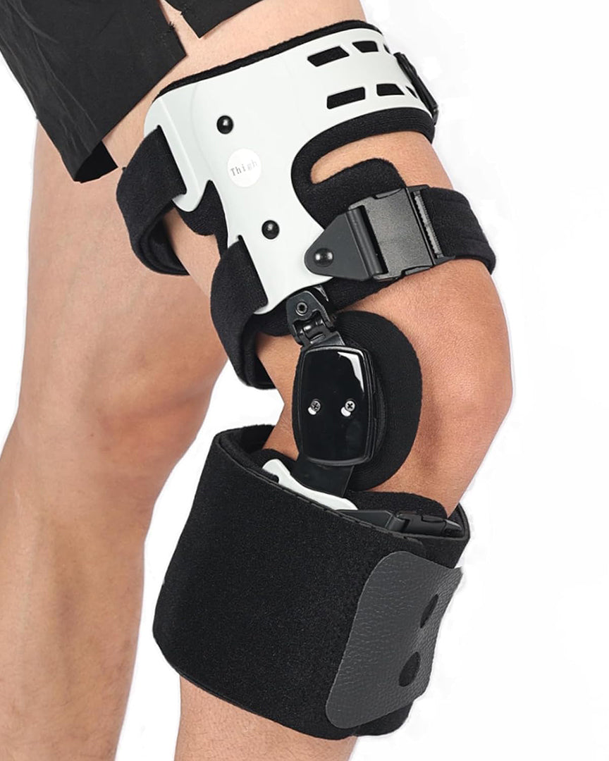 OA Unloader Knee Brace, Adjustable Metal Medial & Lateral Valgus Knee Support