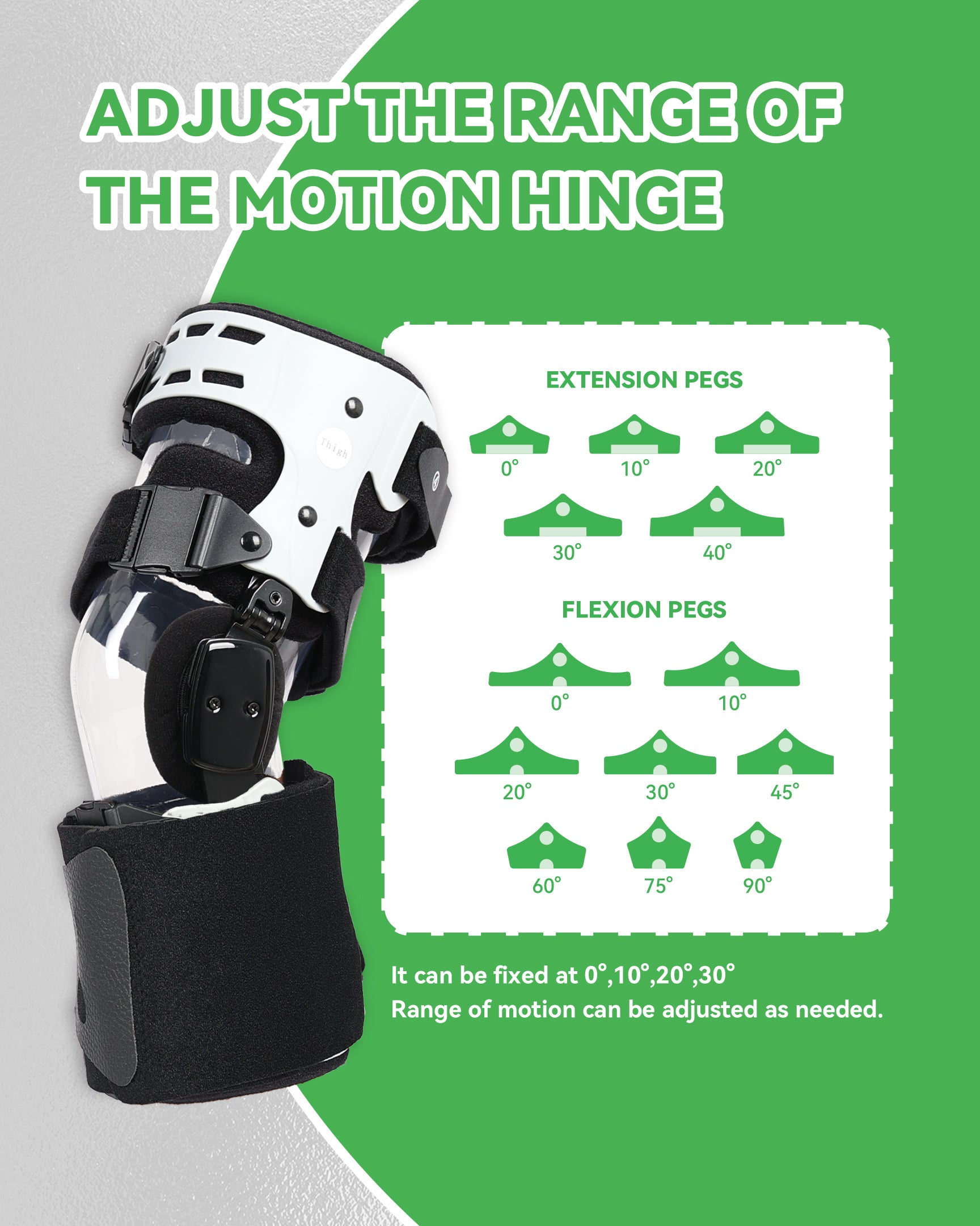 OA Unloader Knee Brace, Adjustable Metal Medial & Lateral Valgus Knee Support