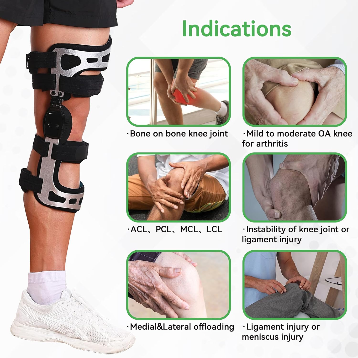 OA Unloader Knee Brace - Double Upright