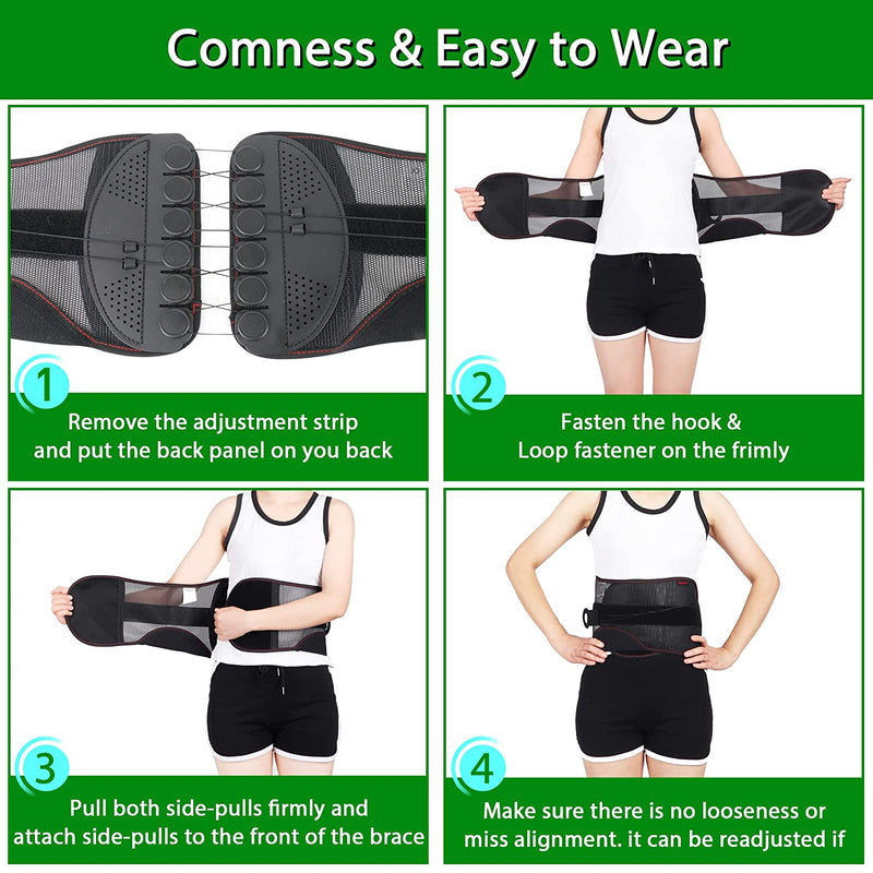 Spine Sport Back Brace - Lumbar Orthosis for Lower Back Pain