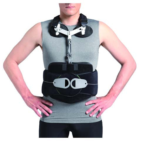 TLSO Thoracic Full Back Brace, Treat Kyphosis Osteoporosis Compression  Fractures, Upper Spine Injuries, Pre or Post Surgery
