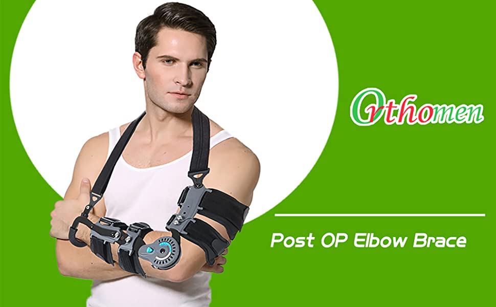 hinged elbow brace