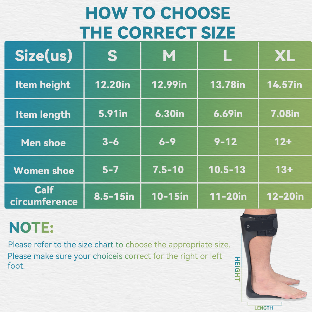 AFO Drop Foot Brace