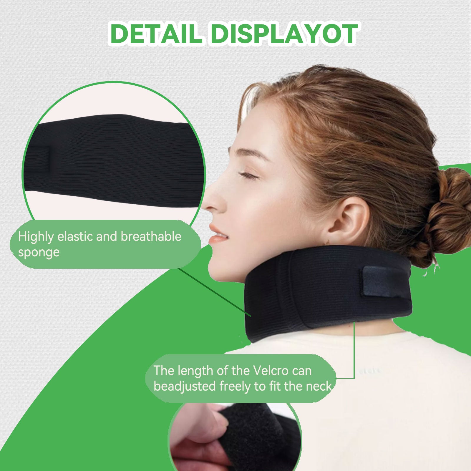 Premium Soft Cervical Collar - Adjustable Neck Brace