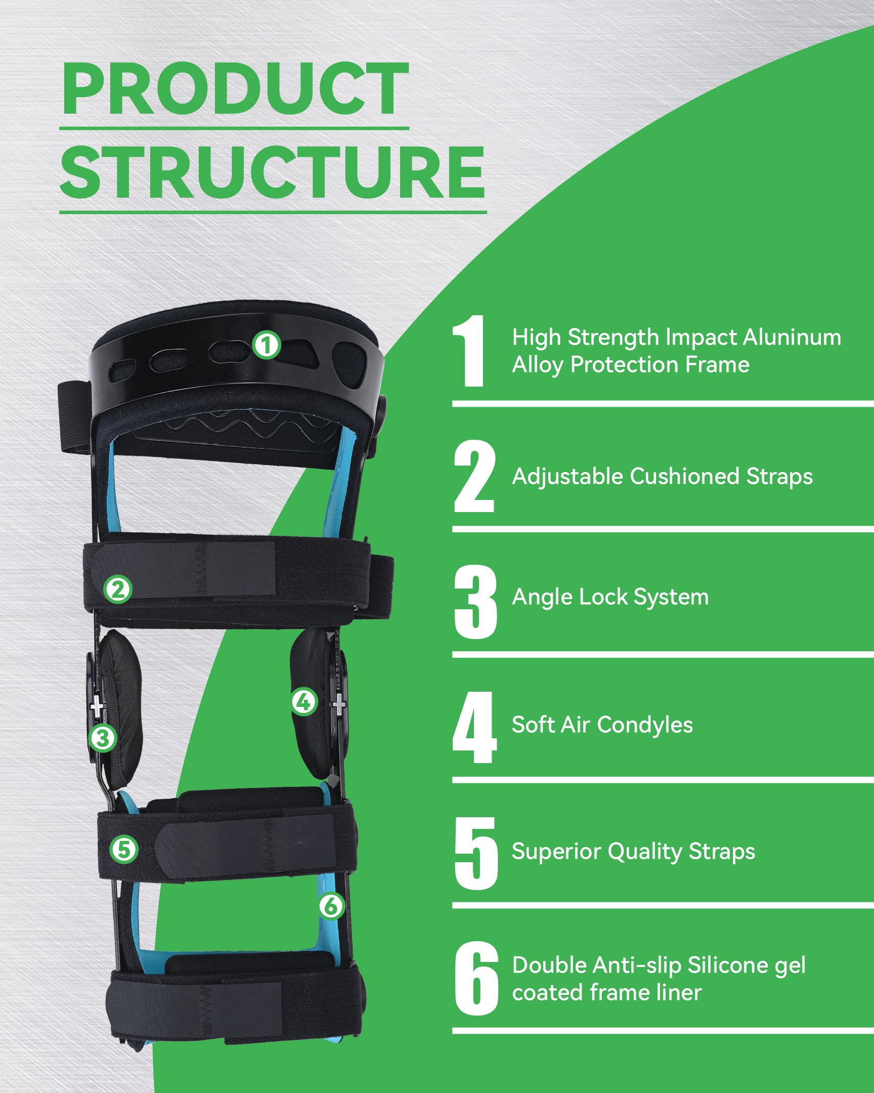 Functional ACL Knee Brace