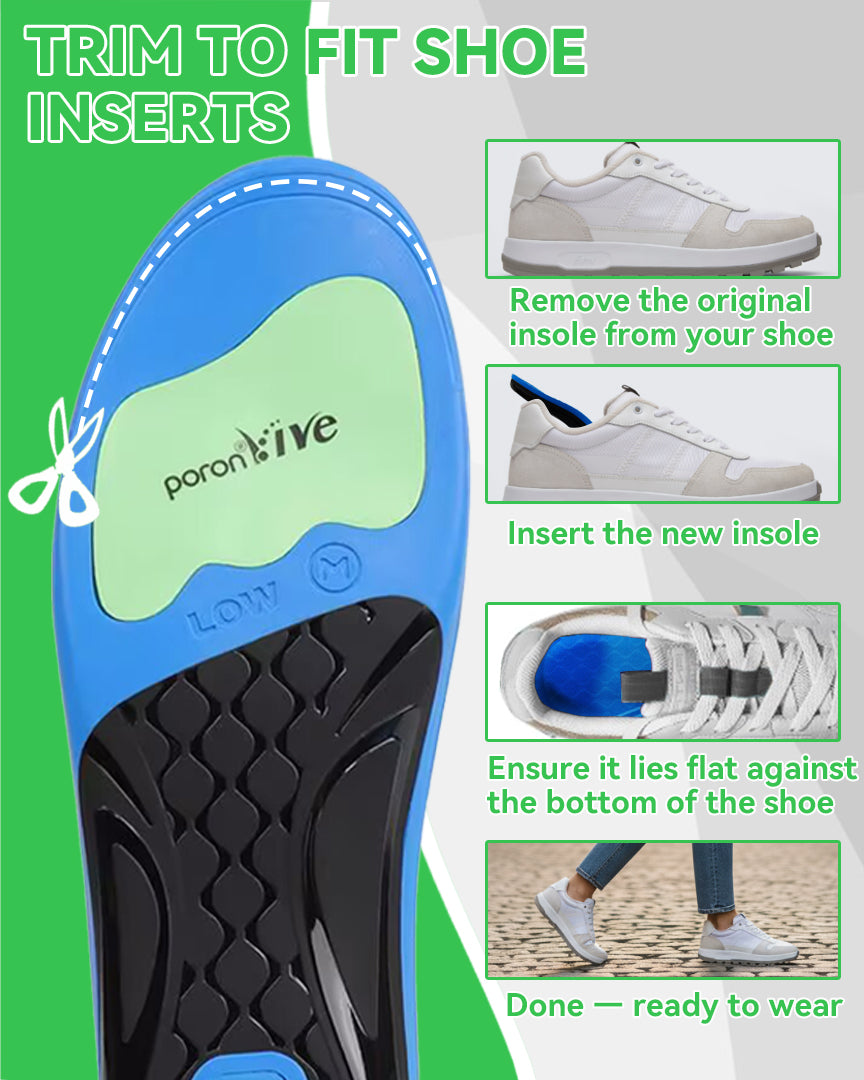 31mm Arch Support Insoles for Mild Flat Feet, 220lbs+ Heavy Duty Shoe Inserts for Plantar Fasciitis, Orthotic Insoles for X-Legs & Overpronation, Work Boot Inserts for Men Women, NOT for High Arches