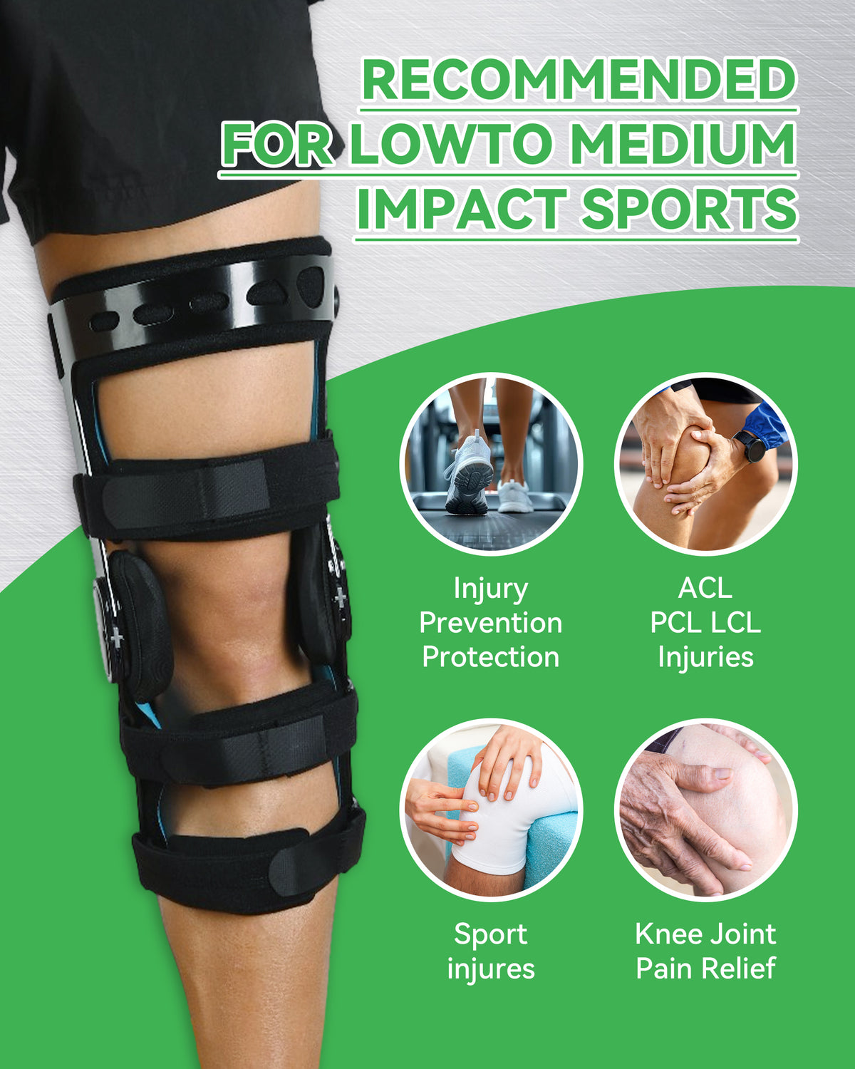 Functional ACL Knee Brace