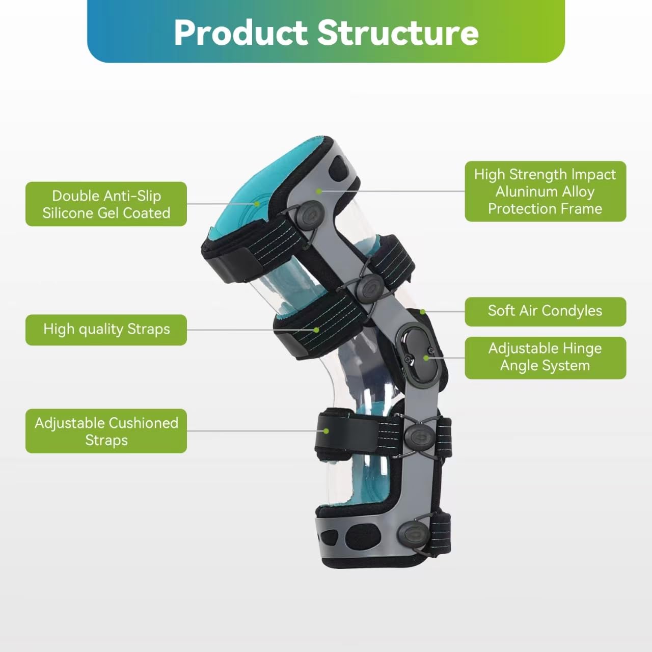 Knee Braces Side Stabilizers Patella Gel Pads