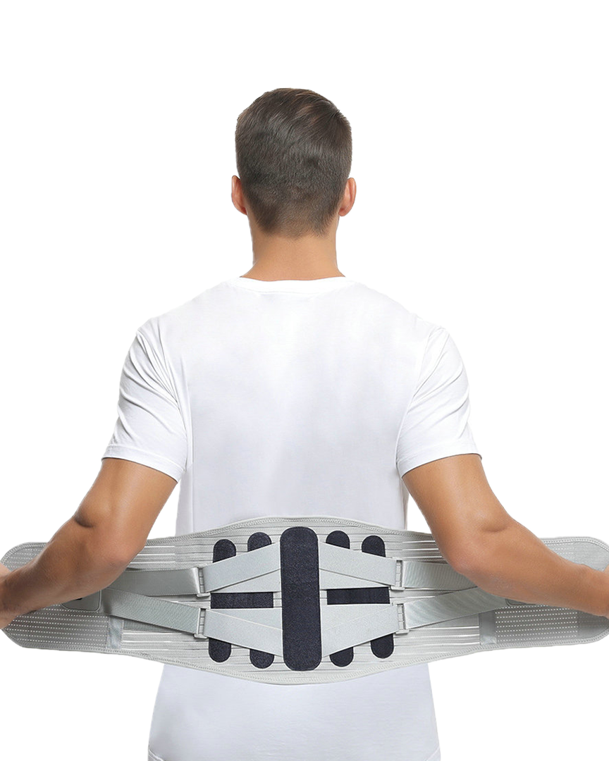 Back Brace for Lower Back Pain Relief with 3D Lumbar Support Pad, Breathable Waist Support Belt for Herniated Disc Sciatica, Adjustable Compression Straps for Men Women Work