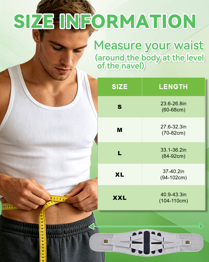 Back Brace for Lower Back Pain Relief with 3D Lumbar Support Pad, Breathable Waist Support Belt for Herniated Disc Sciatica, Adjustable Compression Straps for Men Women Work