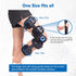 Hinged ROM Knee Brace, Post Op Knee Brace for Recovery Stabilization, ACL, MCL and PCL Injury, Adjustable Medical Orthopedic Support Stabilizer After Surgery, Women and Men