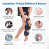 Hinged ROM Knee Brace, Post Op Knee Brace for Recovery Stabilization, ACL, MCL and PCL Injury, Adjustable Medical Orthopedic Support Stabilizer After Surgery, Women and Men
