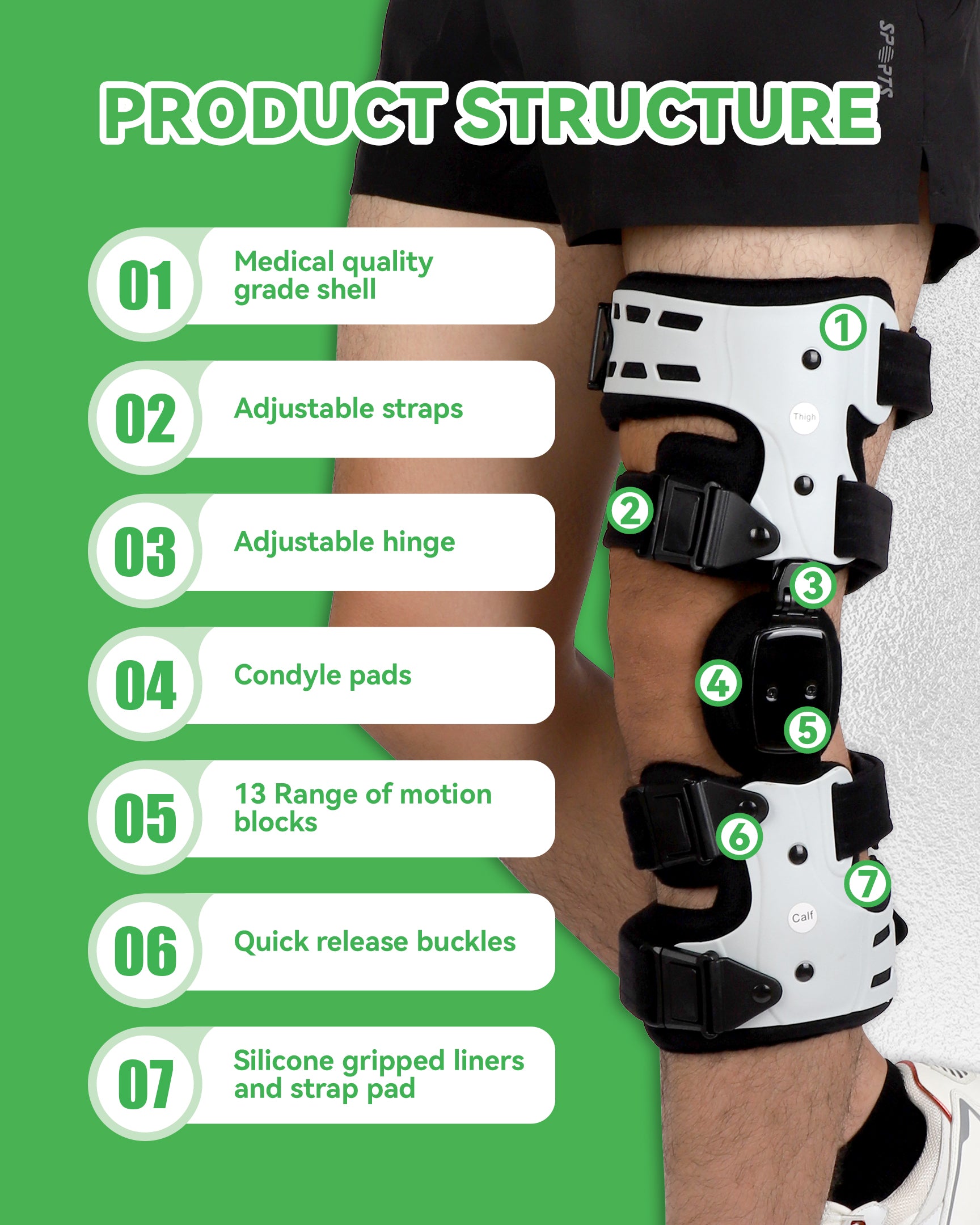 OA Unloader Knee Brace for Osteoarthritis