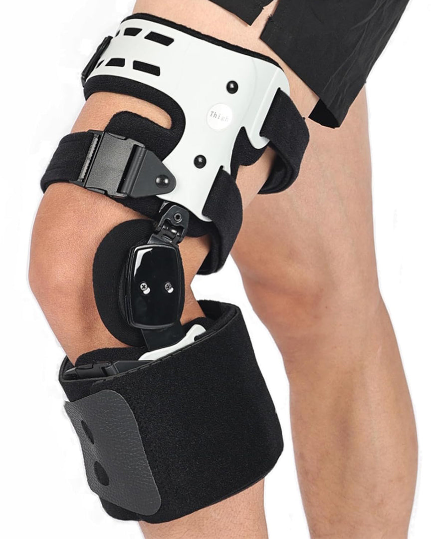 OA Unloader Knee Brace, Adjustable Metal Medial & Lateral Valgus Knee Support