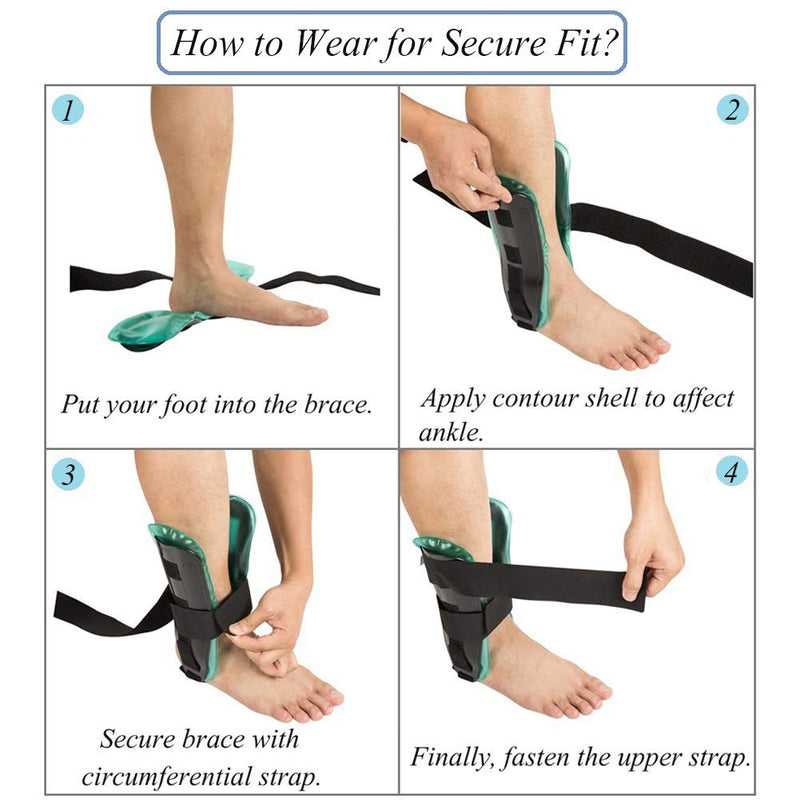 Adjusta-Fit Ankle Brace with Air Cushions