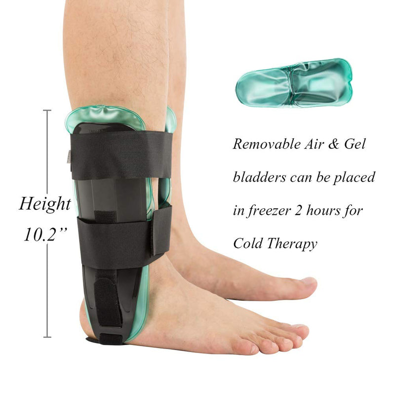 Ankle Brace Compression Ankle Stabilizer with Splint for Kids Adults,  Adjustable Straps Ankle Support Brace Foot Protector Wrap for Arthritis  Tendonitis Sprained Ankles Injury Prevention Recovery M (for Youth Adults  Women US
