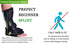 Plantar Fasciitis Night Splint with Pneumatic - 90 Degree Soft Leg Brace Support
