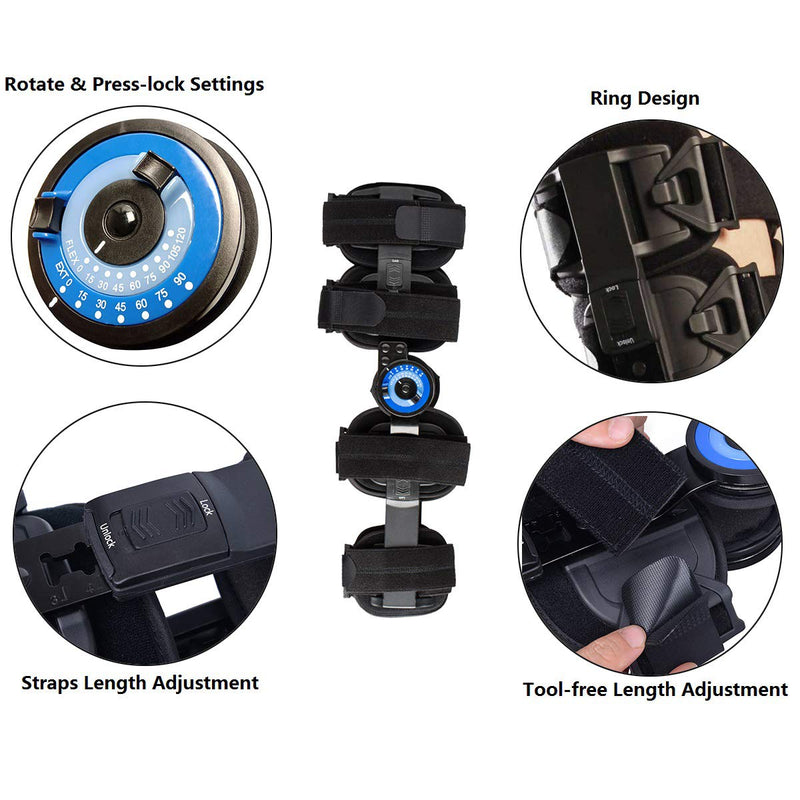 Hinged Knee Brace for Restorative Stability Post-Op Knee Brace