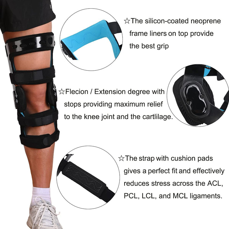 Ultra Hinged Knee Brace Support with Bilateral Hinges