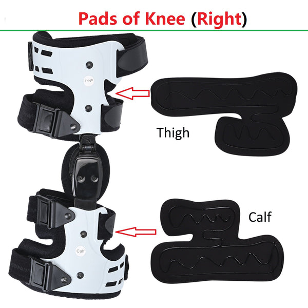pads of right unloader knee brace